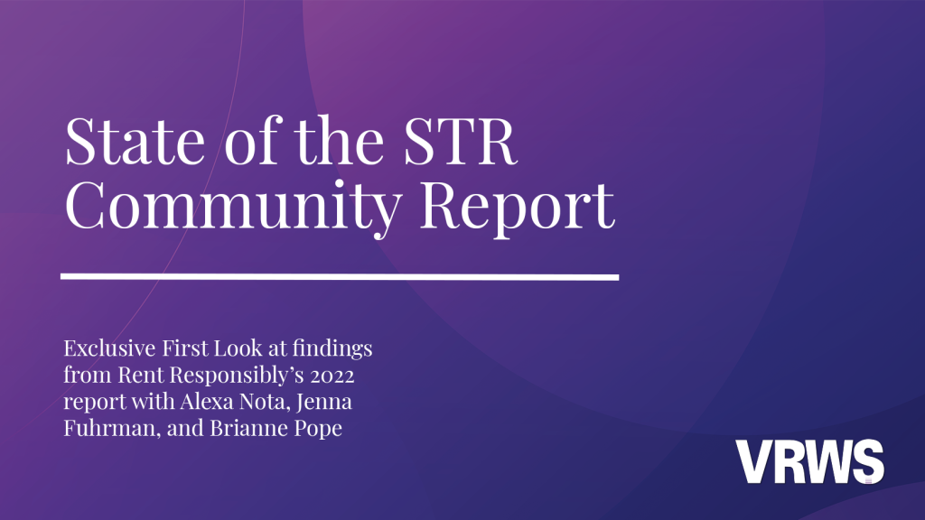 2022 State of the STR Community Report